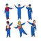Kostuums voor Kinderen My Other Me Quick 'N' Fun Blauw Maat 1-2 jaar