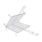 Barbecuegril voor vis Sauvic Zink (30 x 35 cm)