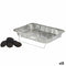 Wegwerpbarbecue Aluminium Antraciet 30 x 5,3 x 46,5 cm (12 Stuks)