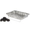 Wegwerpbarbecue Aluminium Antraciet 30 x 5,3 x 46,5 cm (12 Stuks)