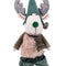 Kerstversiering Groen Multicolour Zand Weefsel Rendier 12 x 5 x 42 cm