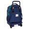 Schoolrugzak met Wielen El Niño Glassy Marineblauw 33 X 45 X 22 cm