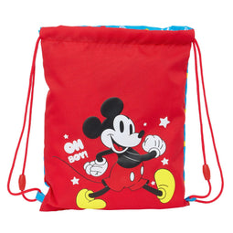 Rugtas met Koordjes Mickey Mouse Clubhouse Fantastic Blauw Rood 26 x 34 x 1 cm
