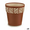 Zelfwaterende bloempot Stefanplast Orfeo Terra cotta Plastic 19 x 19 x 19 cm (12 Stuks)