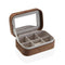 Doos-Juwelenkistje Versa Bruin Hout Spiegel Hout MDF 10 x 6 x 14,7 cm