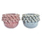 Vaas DKD Home Decor Roze Turkoois Keramiek Bloem Mediterrane 17 x 17 x 13,5 cm 19 x 19 x 13,5 cm...