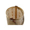 Set van placemats DKD Home Decor Wit Gouden Jute Metaal 25 x 25 x 35 cm (3 Stuks)