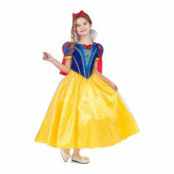 Kostuums voor Kinderen My Other Me Sneeuwmeisje van het Bos Prinses 4 Onderdelen Maat 10-12 Jaar