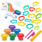 Plasticine Spel PlayGo Eenhoorn (6 Stuks)