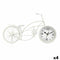 Bordsklocka Fiets Wit Metaal 42 x 24 x 10 cm (4 Stuks)