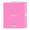 Ringmap Benetton Spring Roze Hemelsblauw A4 27 x 33 x 6 cm