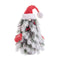 Kerstboom Wit Rood Groen Plastic Polyfoam Weefsel 21 x 21 x 45 cm