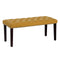 Kruk 115 x 44 x 43 cm Mosterd