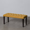 Kruk 115 x 44 x 43 cm Mosterd