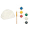Spaarpot die je kunt verven Wit 13,9 x 8,4 x 9,6 cm Regenboog (12 Stuks)
