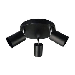 Vals plafond EDM Zwart GU10 50 W (Ø 20 x 9 x 14,6 cm)