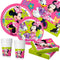Set feestartikelen Minnie Mouse Happy Deluxe 89 Onderdelen 16