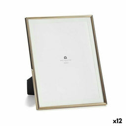 Fotolijsten Gouden Kristal Staal (15,5 x 28 x 22,9 cm) (12 Stuks)