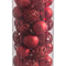 Kerstballen Rood Plastic 5 x 5 x 5 cm (30 Stuks)