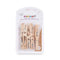 Klemmen Medium Bruin Hout (24 Stuks)