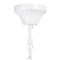 Plafondlamp 53 x 53 x 112 cm Metaal Wit Ø 15 cm Klassiek