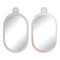 Wandspiegel DKD Home Decor 22 x 1,5 x 40 cm Kristal Roze Metaal Wit (2 Stuks)