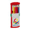 Schooletui met Accessoires Benetton Pop Grijs (27 Onderdelen) (7 x 20 x 7 cm)