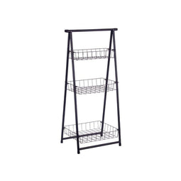 Planken Zwart Ijzer 44 x 31 x 90 cm