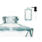 Zeepdispenser Berilo CN-B5463VB-1-367 Transparant Kristal Plastic Diamant 410 ml 9 x 18 x 7 cm (1...