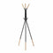 Klädhängare DKD Home Decor Zwart Natuurlijk Staal Plastic Loft 65 x 65 x 179 cm