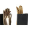 Bokstöd DKD Home Decor 22 x 8,5 x 17 cm Hars (2 Stuks)