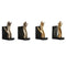 Bokstöd DKD Home Decor 22 x 8,5 x 17 cm Hars (2 Stuks)
