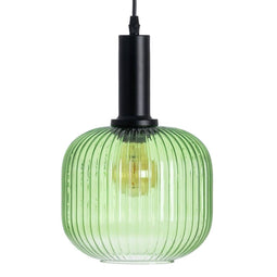 Plafondlamp Kristal Metaal Groen 20 x 20 x 30 cm