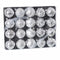 Kerstballen Zilverkleurig Plastic 6 x 6 x 6 cm (20 Stuks)