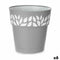 Zelfwaterende bloempot Stefanplast Cloe Grijs Plastic 29 x 29 x 29 cm (6 Stuks)