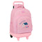 Schoolrugzak met Wielen Glow Lab Sweet home Roze 33 X 45 X 22 cm