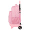 Schoolrugzak met Wielen Glow Lab Sweet home Roze 33 X 45 X 22 cm