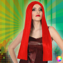 Langharige Pruik 117762 Kleur Rood