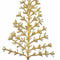 Kerstboom Gouden Metaal Plastic 120 cm