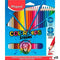 Kleurpotloden Maped Color' Peps Strong Multicolour 24 Onderdelen (12 Stuks)