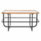 Hoofdtafel DKD Home Decor Kristal Metaal (90 x 60 x 46 cm)