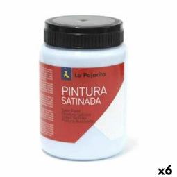 Tempera La Pajarita L-14 Pastelblauw Gesatineerd School (35 ml) (6 Stuks)