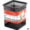 Potloodhouder MP Zwart Metaal 8 x 8 x 10 cm (12 Stuks)