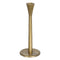 Kaarshouder Gouden Aluminium 10 x 10 x 27 cm