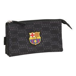 Schoolpennenzak F.C. Barcelona Força Barça Zwart (22 x 12 x 3 cm)