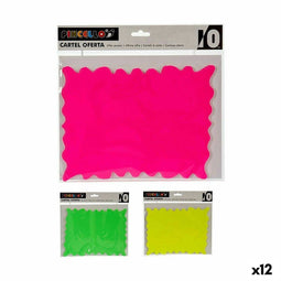 Klevende etiketten Bord Vierkant 25 x 26,5 cm (12 Stuks)
