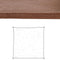 Schaduwdoeken Zonnetent 3 x 3 m Chocolade Polyethyleen 300 x 300 x 0,5 cm