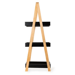 Planken Quid Ares Zwart Hout 30 x 18 x 81 cm