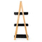 Planken Quid Ares Zwart Hout 30 x 18 x 81 cm