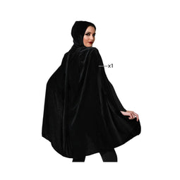 Cape Zwart Fluweel 100 cm Met capuchon